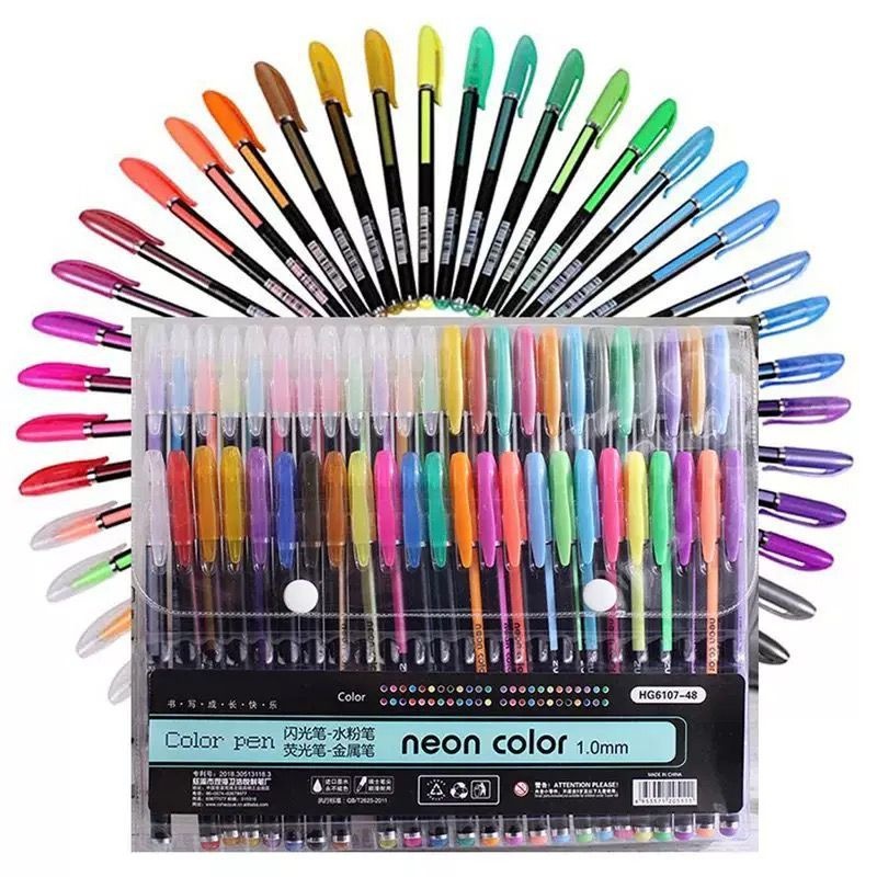 Caneta Gel Colorida (kit 12un)