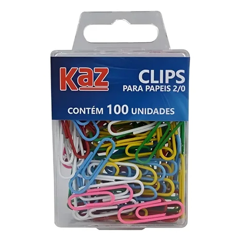 Clipes Coloridos (cx. 100un)