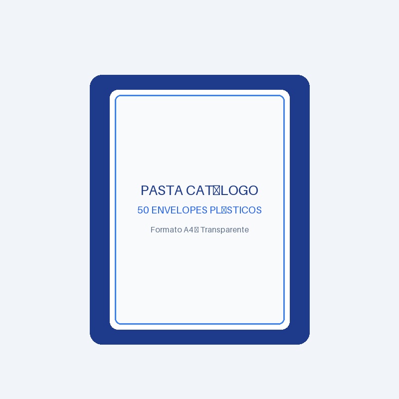 Pasta Catálogo 50 Envelopes